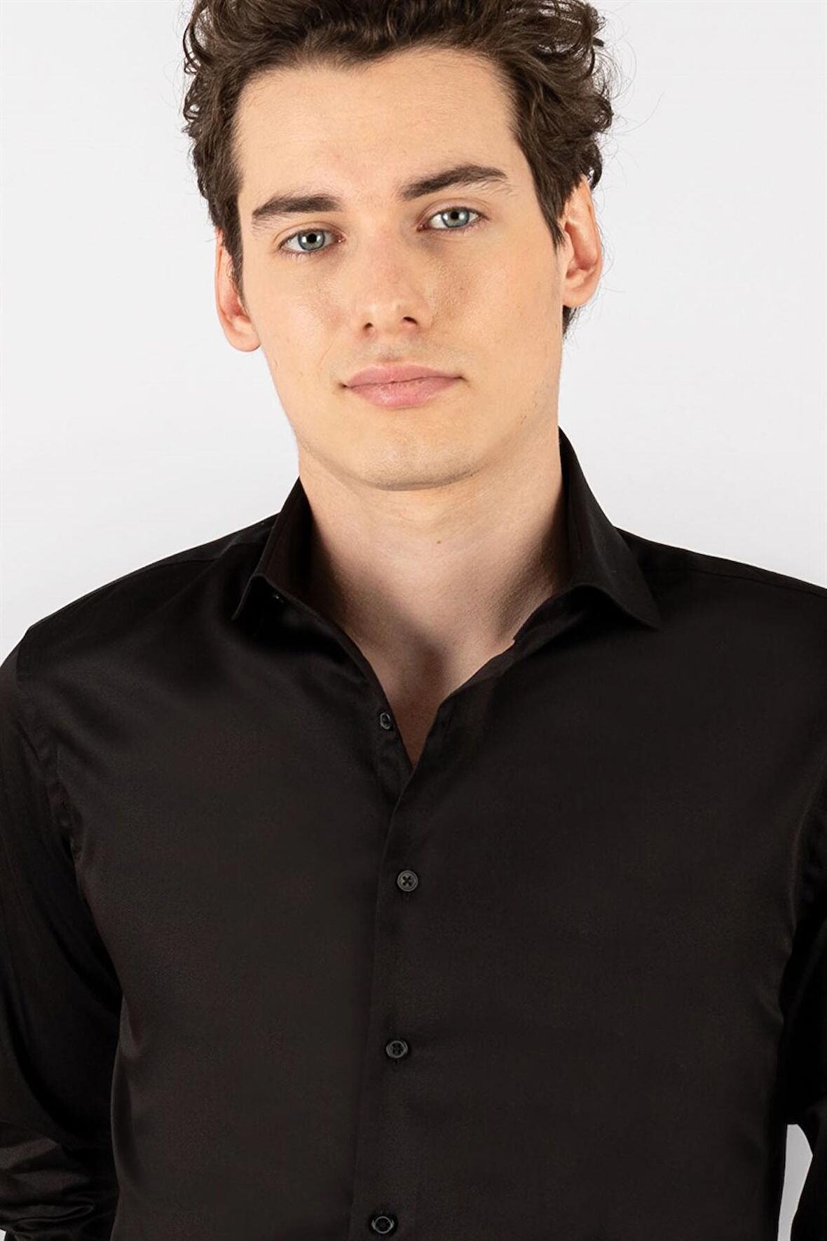 Tudors Slim Fit Koton Saten Premium Seri Erkek Gömlek