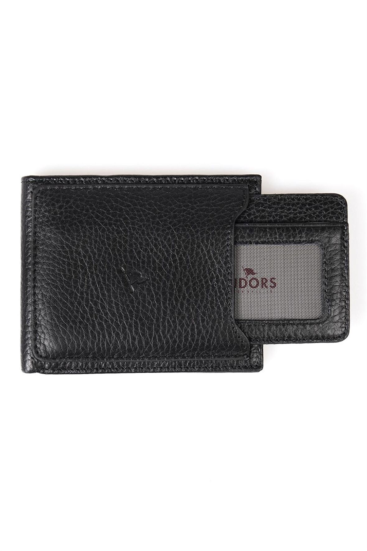 Tudors Hakiki Deri Erkek Cüzdan CZ220036-BLACK