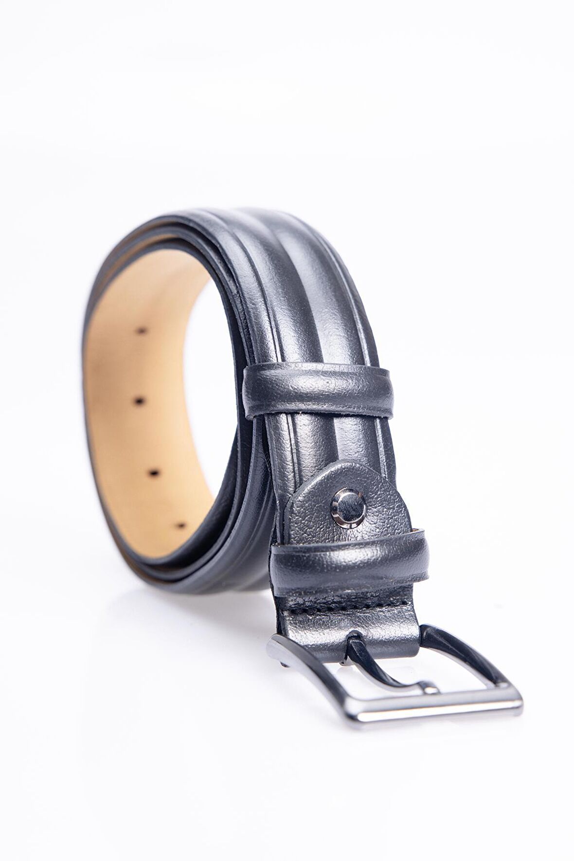 Hakiki Deri Siyah Erkek Kemer