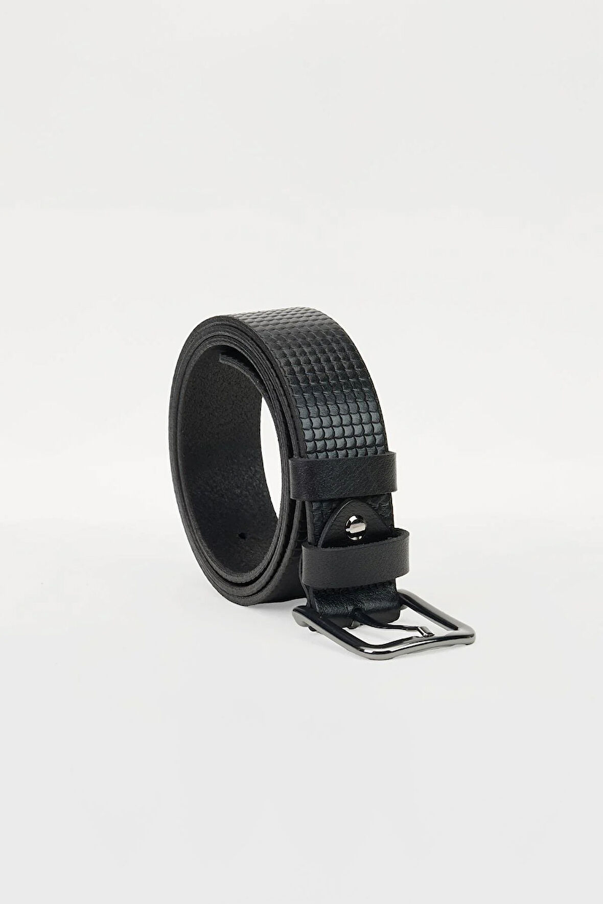 Erkek %100 Hakiki Deri 4 cm Spor Siyah Kemer