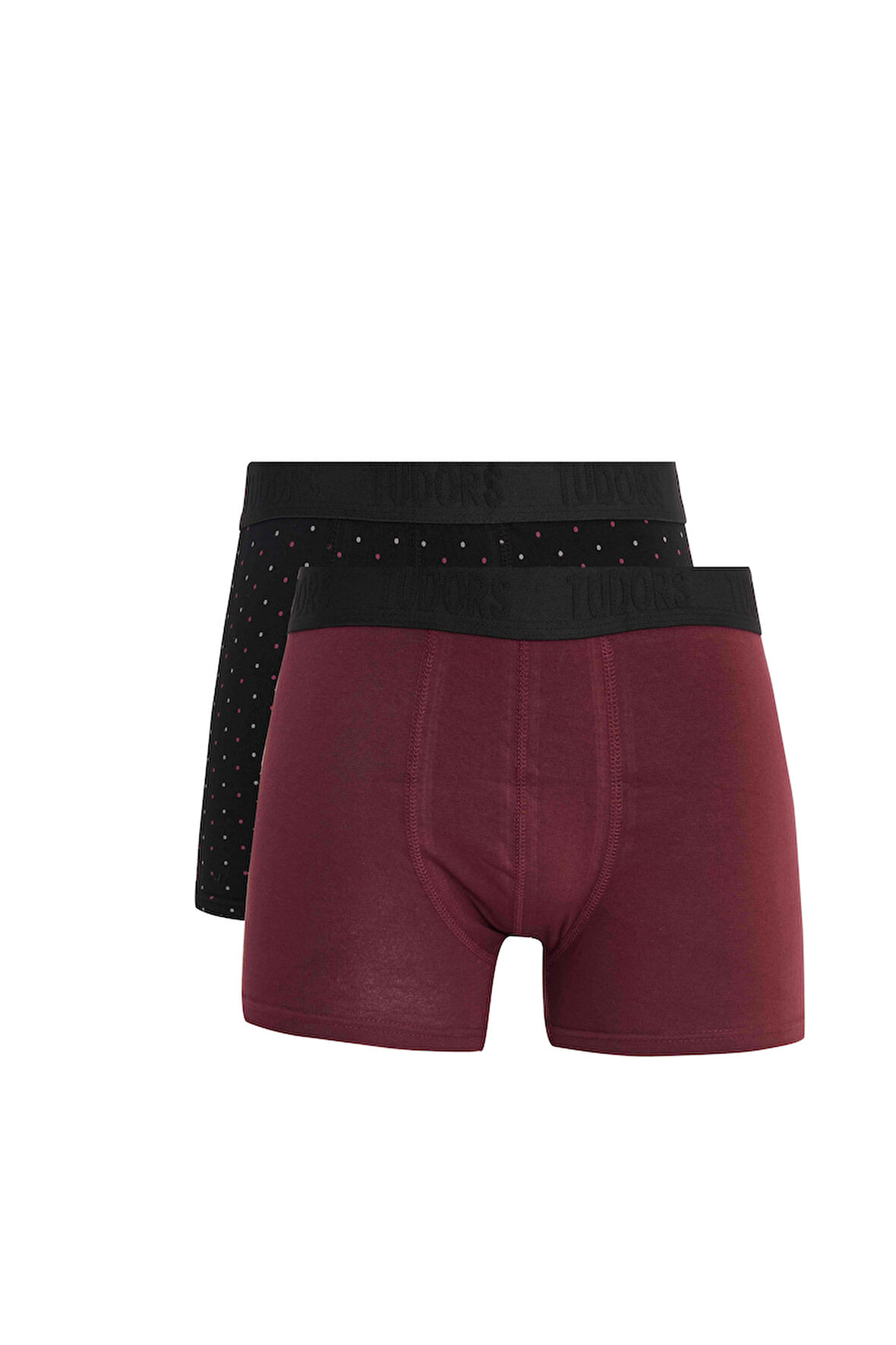 Erkek 2'li Pamuk Likralı Esnek Kumaş Boxer