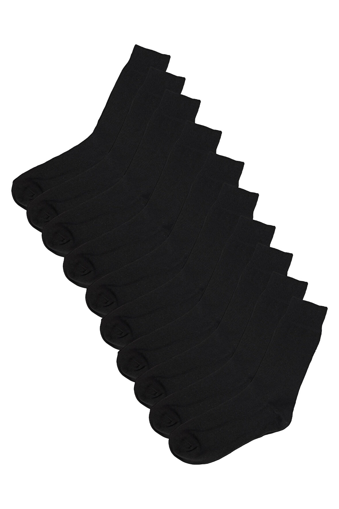 10'lu Siyah Klasik Erkek Çorap
