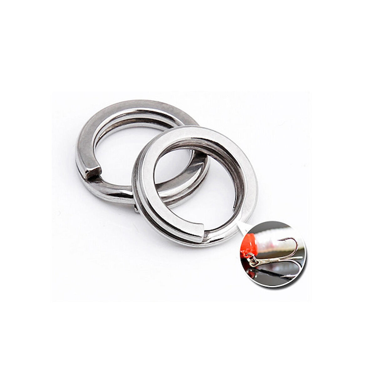 DFT Nikel Kaşık Halkası (Split Ring) No:8 8’li (853.SRN.04)