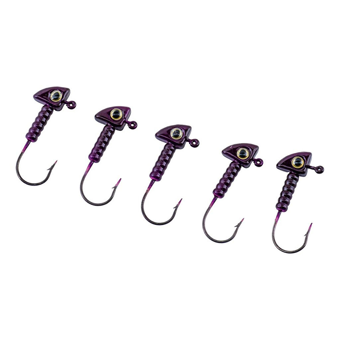 Jighead - Zoka - Kurşunlu Olta İğnesi - (XH-A 06) - Mor - 6 Gr - 5 Adet