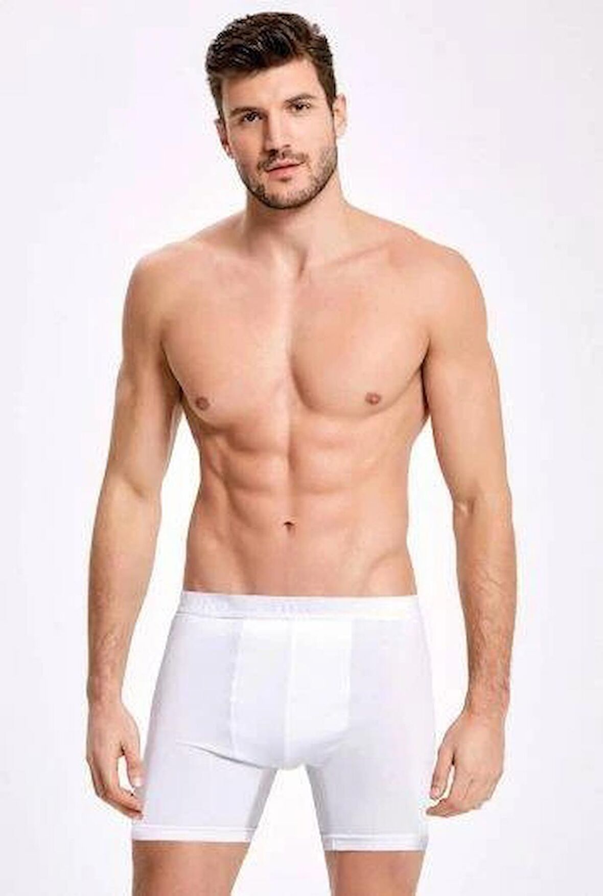 Likralı Uzun Erkek Boxer   5 Adet