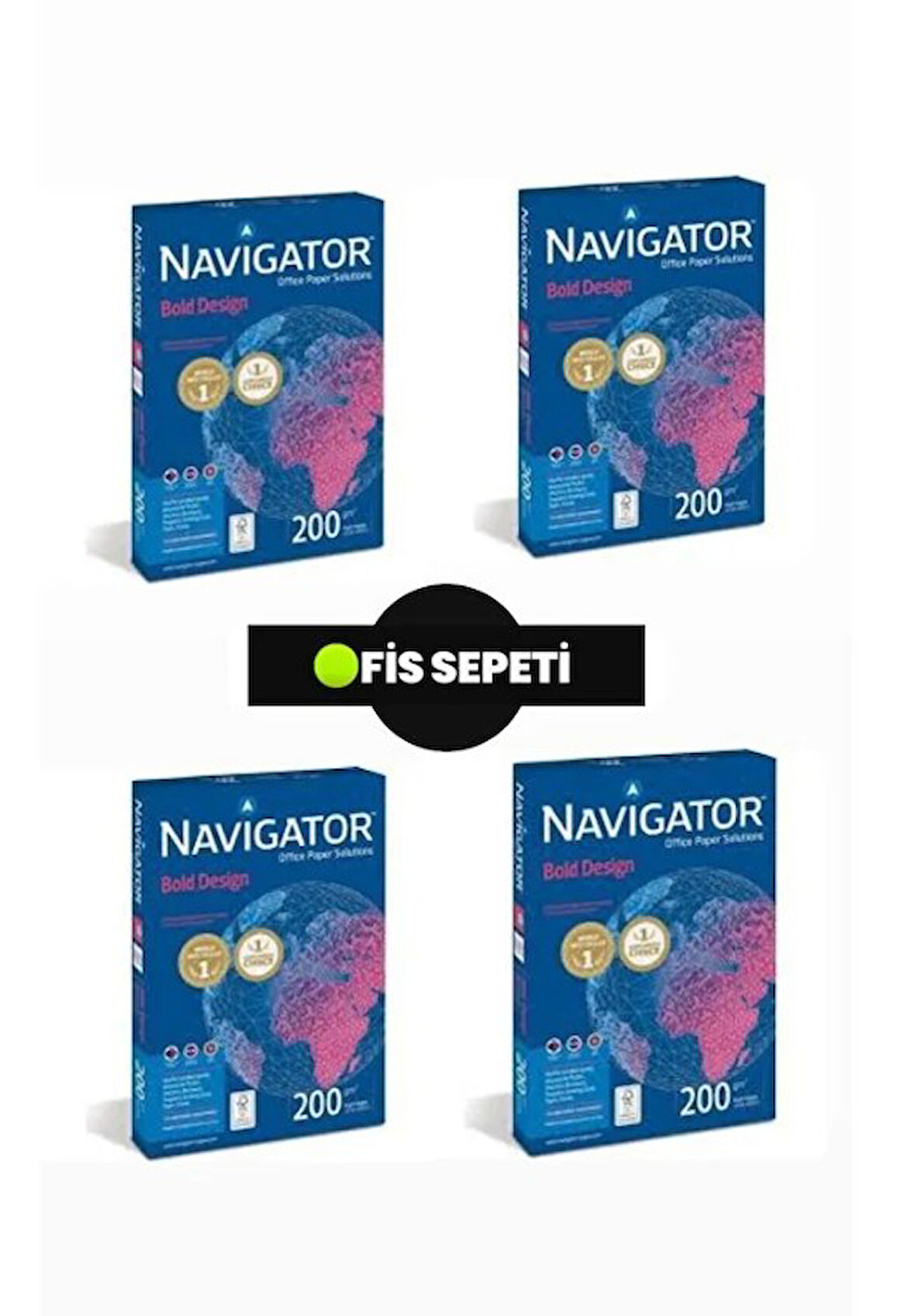 Navigator A4 200 Gr. Gramajlı Fotokopi Kağıdı 600 Yaprak 4 Paket