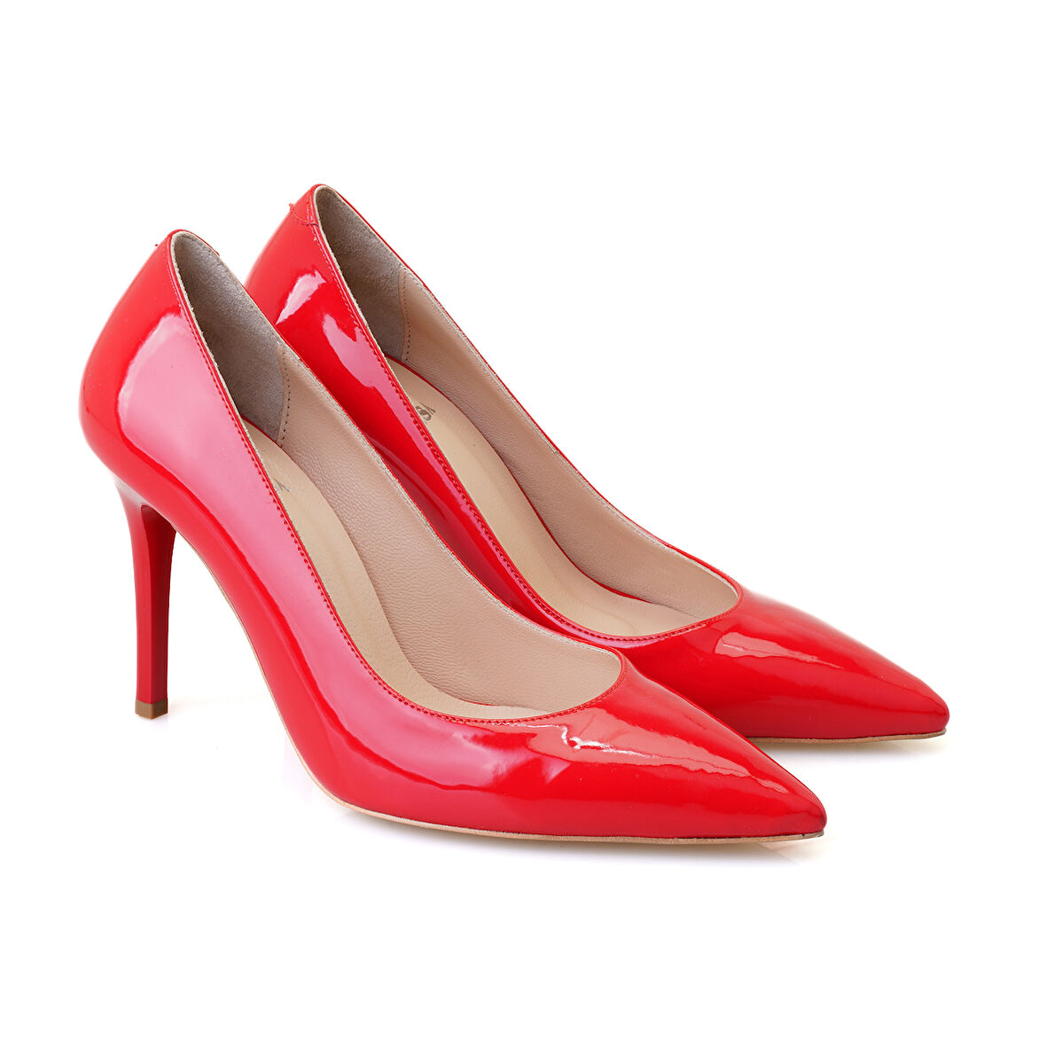 Kadın Kırmızı Stiletto Topuklu Ayakkabı