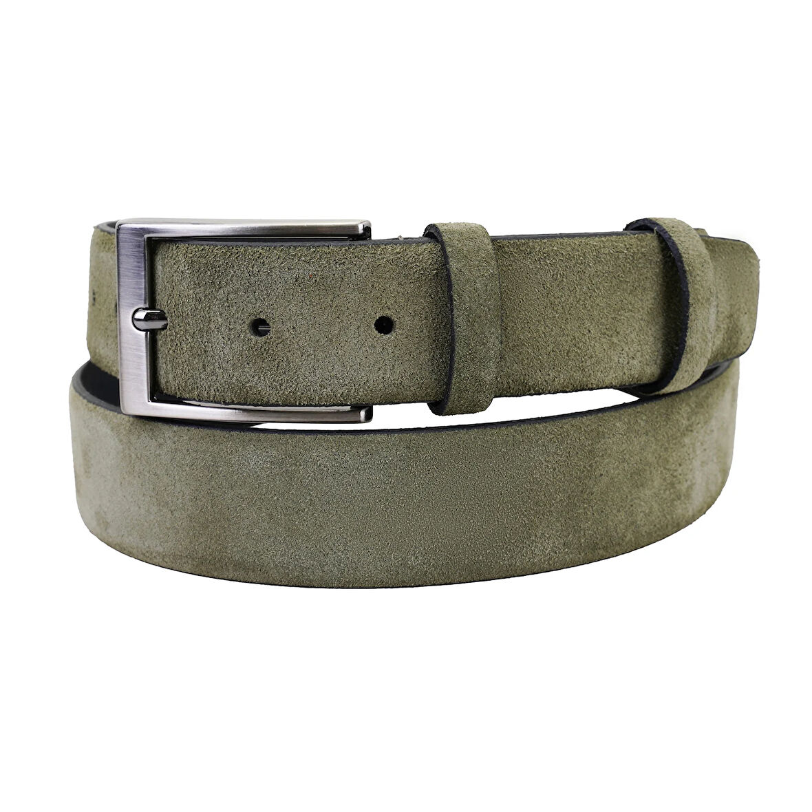 Keanu Yeşil Erkek Spor Deri Kemer