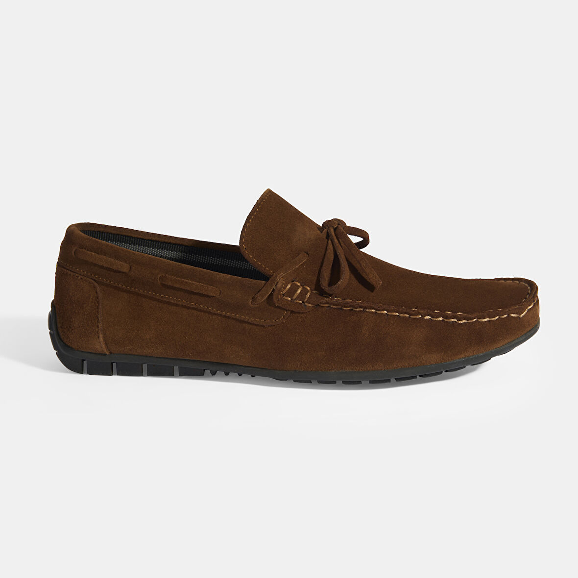 Calandra Taba Erkek Bağcık Detaylı Slip-On Süet Loafer