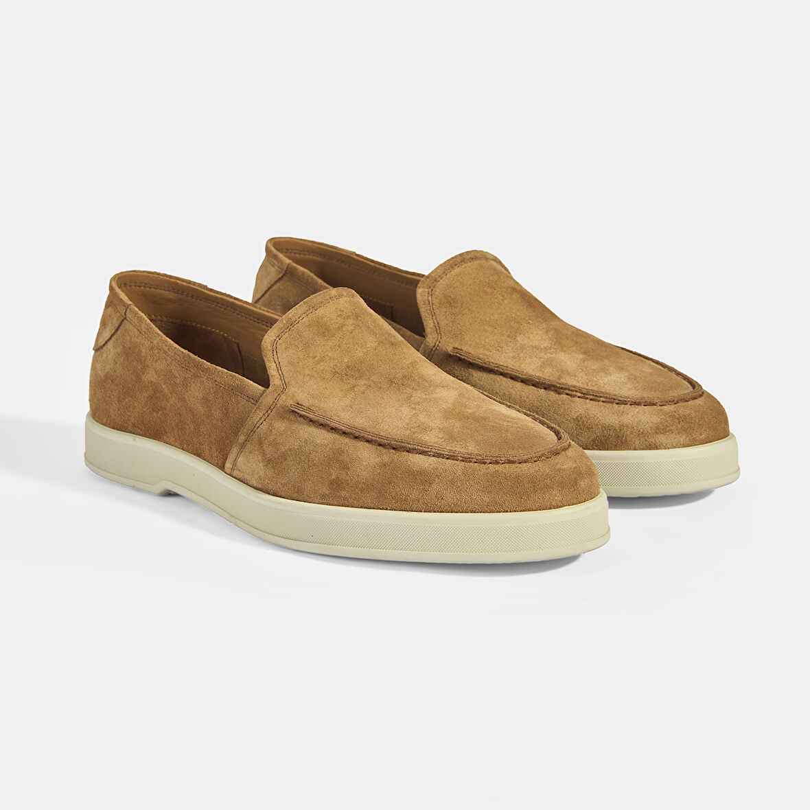 Peraleda Taba Erkek Slip-On Süet Loafer