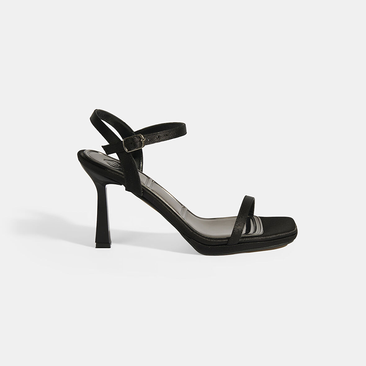 Aurelius Siyah Kadın Toka Detaylı Slingback Topuklu Abiye Ayakkabı
