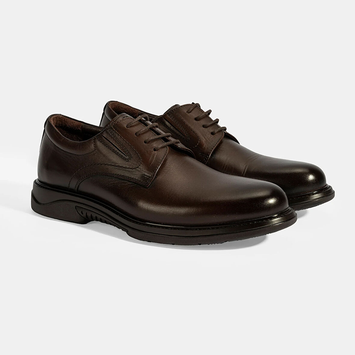 Erkek Kahve DesaComfort Klasik Deri Ayakkabı