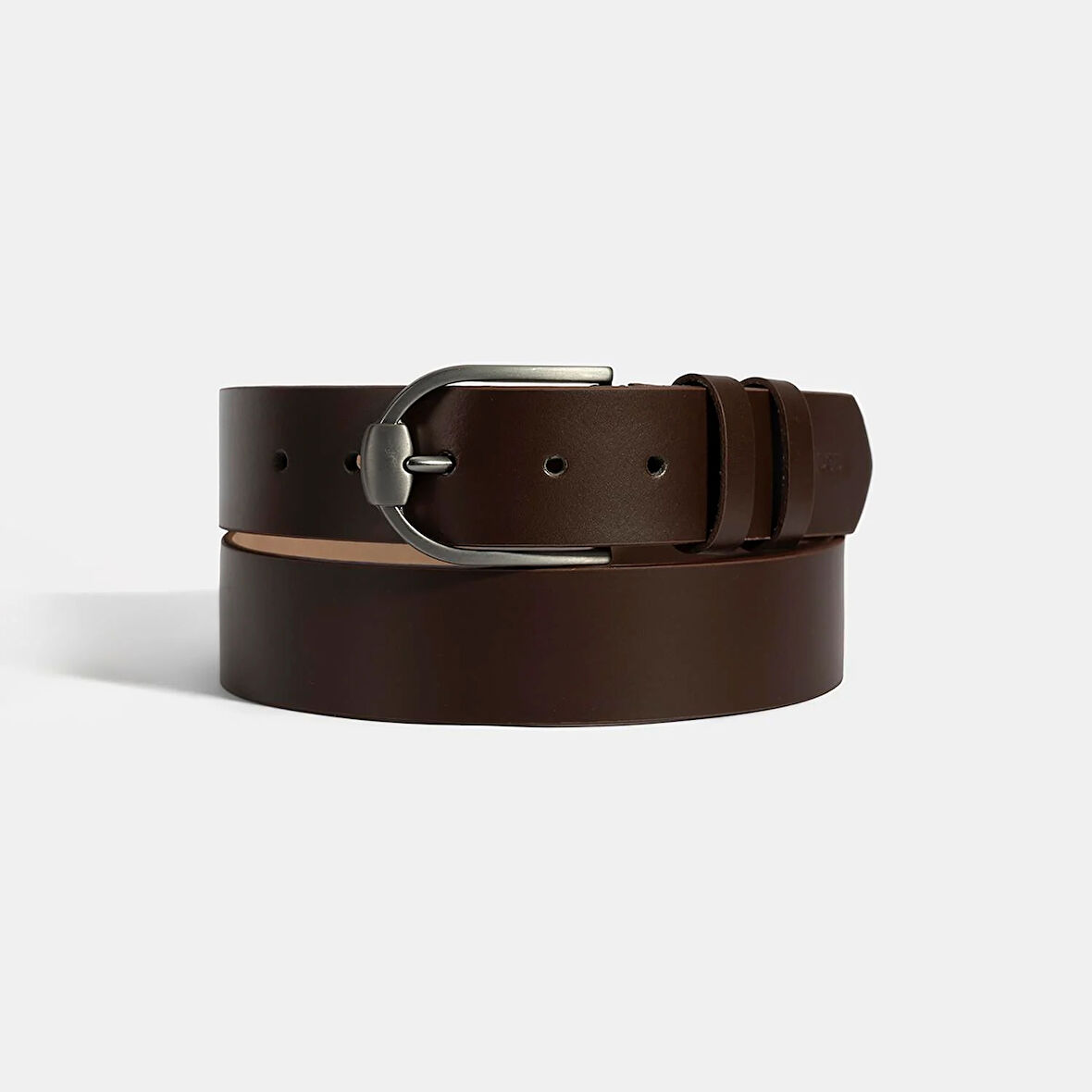 Erkek Kahve Spor Deri Kemer