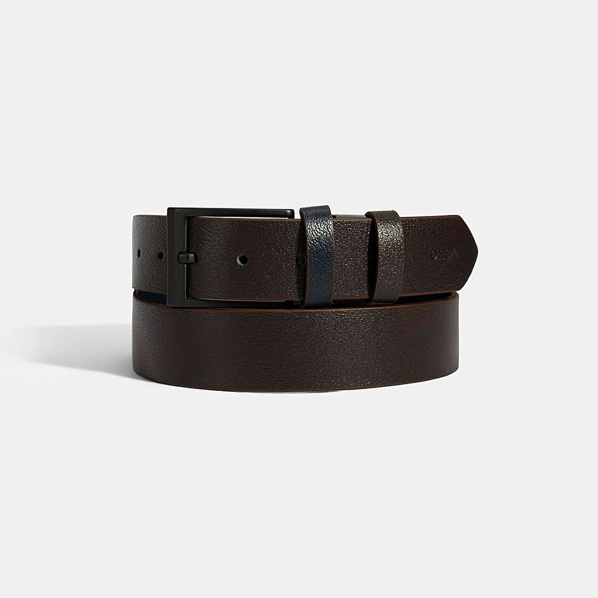 Erkek Kahve Deri Spor Kemer