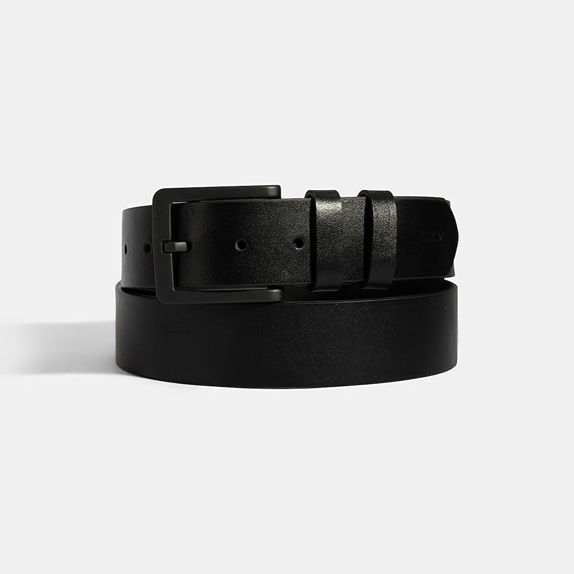 Erkek Siyah Spor Deri Kemer