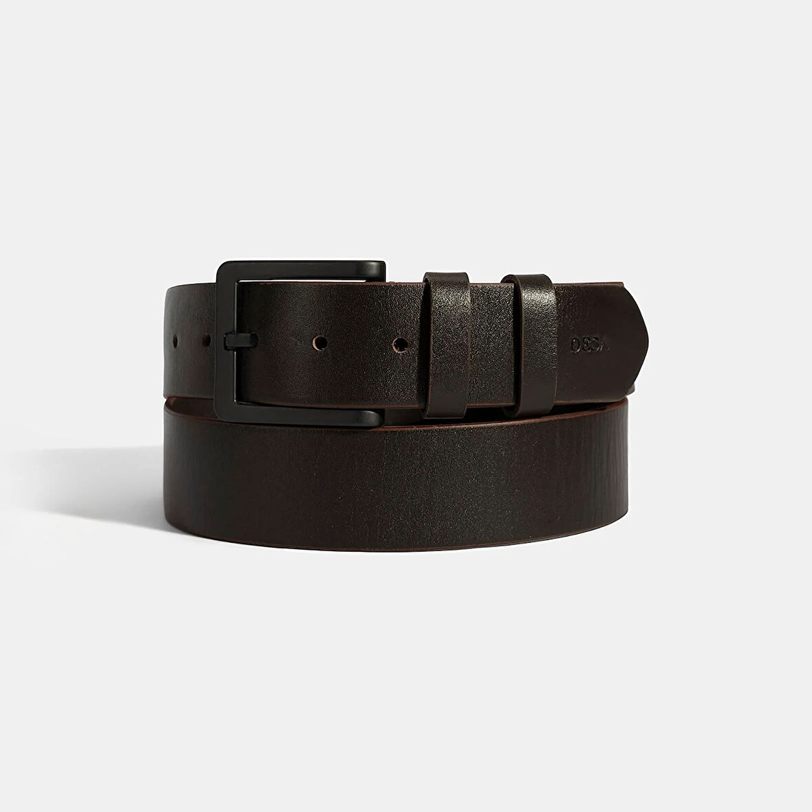 Erkek Kahve Spor Deri Kemer