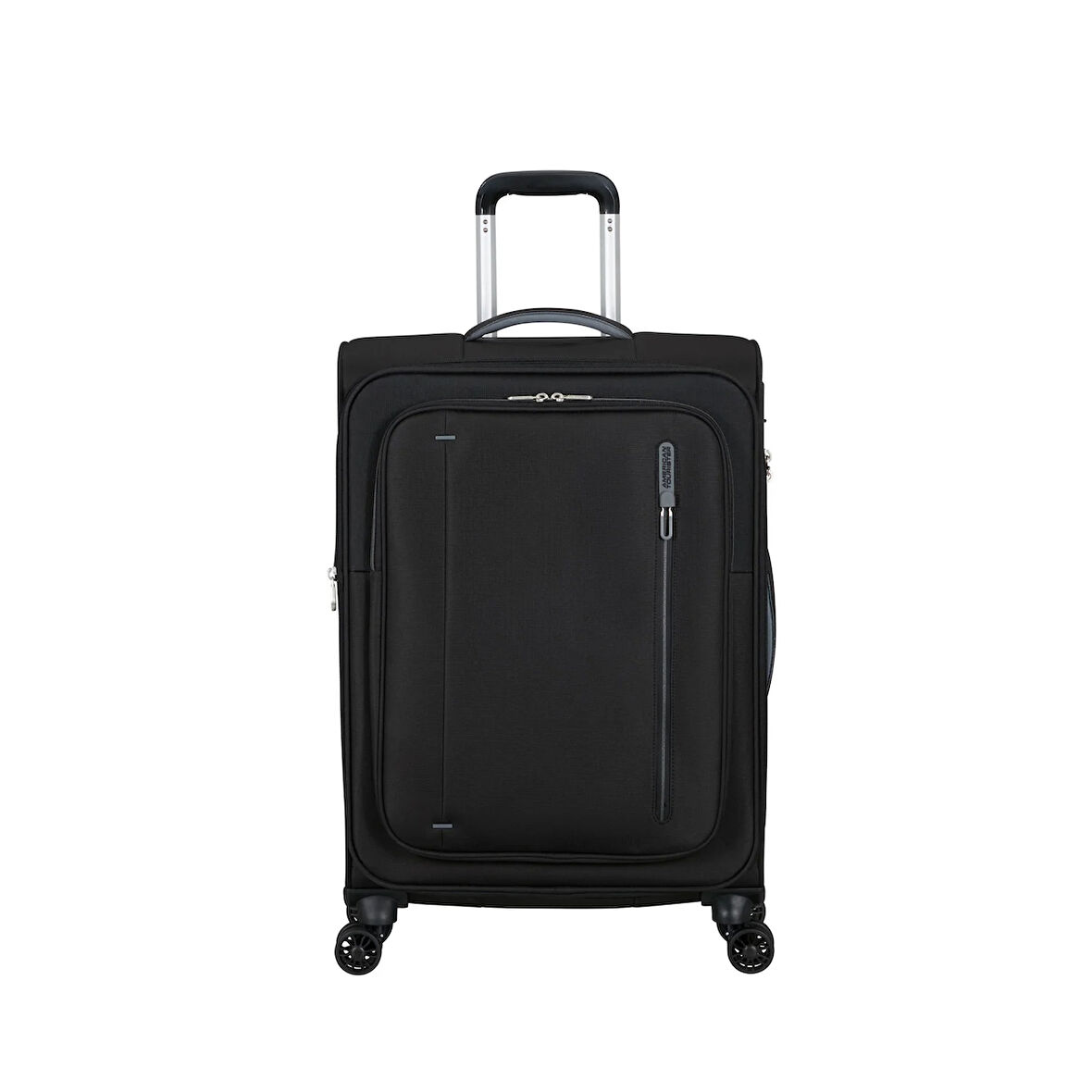 American Tourister Siyah Cloudrider 4 Tekerlekli Orta Boy Valiz 67 cm