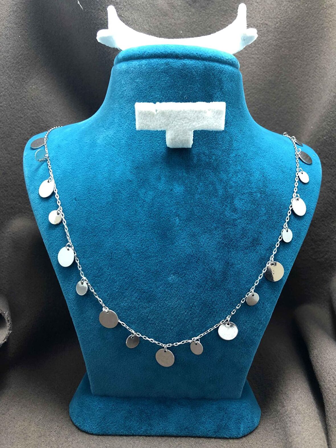 Pullu Trend Model 925 Ayar Gümüş Kadın Kolye