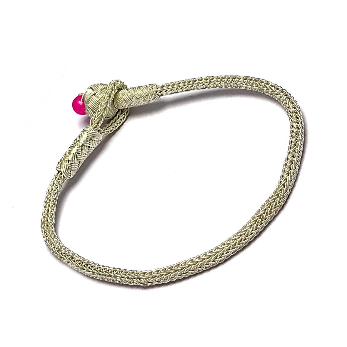 1000 Ayar Kazaziye Gümüş Bileklik (Unisex)