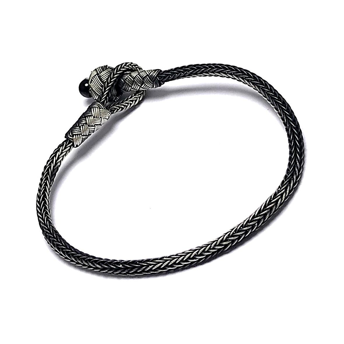 1000 Ayar Kazaziye Gümüş Bileklik (Unisex)