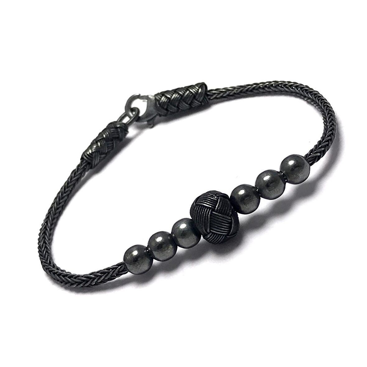 1000 Ayar Kazaziye Gümüş Bileklik (Unisex)