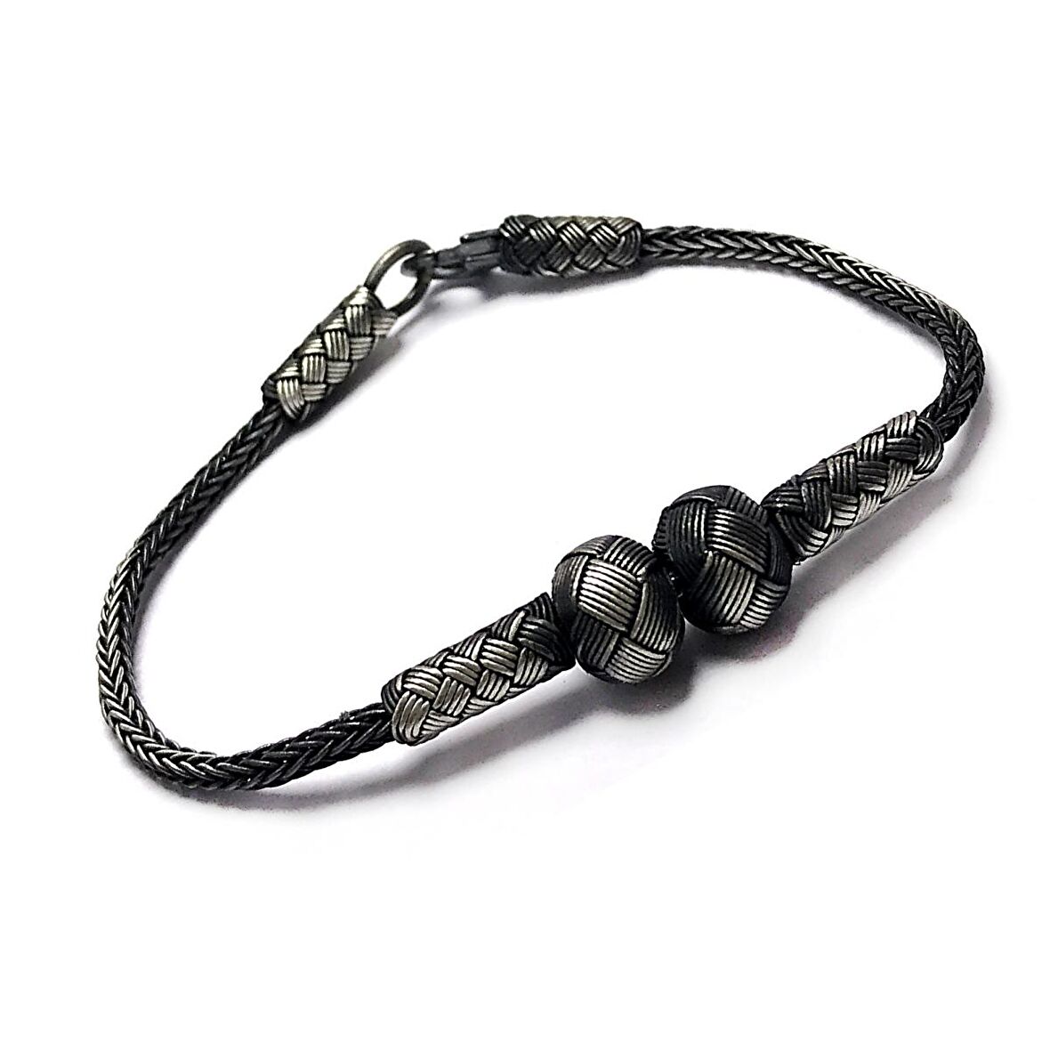 1000 Ayar Kazaziye Gümüş Bileklik (Unisex)