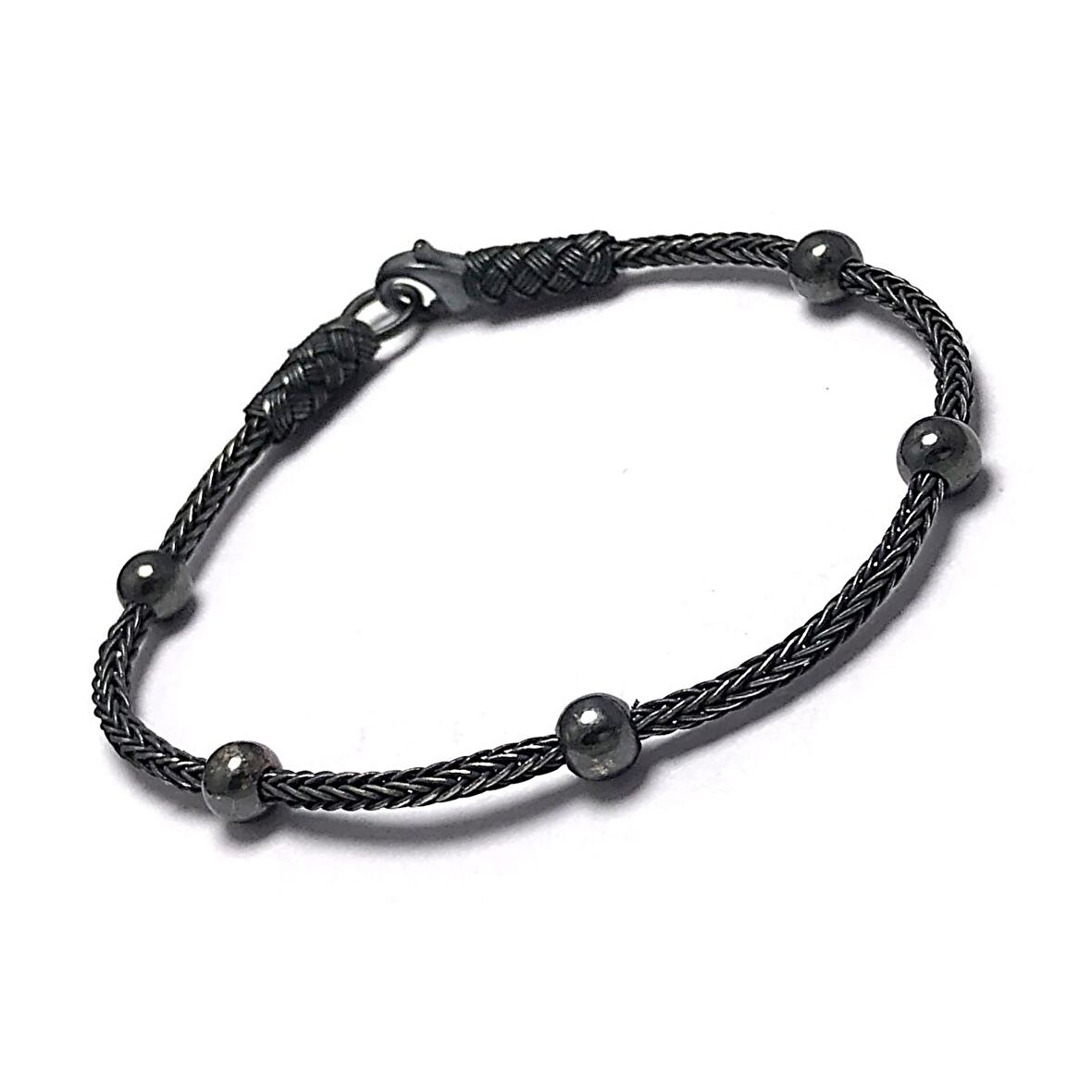 1000 Ayar Kazaziye Gümüş Bileklik (Unisex)
