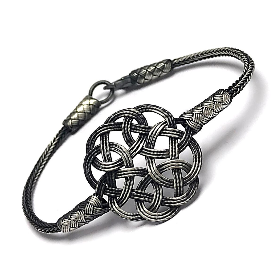 1000 Ayar Kazaziye Gümüş Bileklik (Unisex)