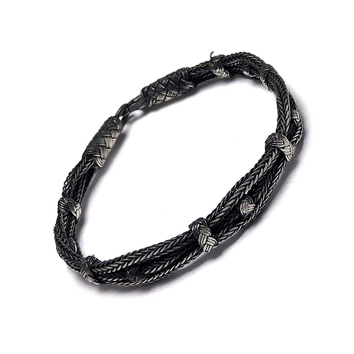 1000 Ayar Kazaziye Gümüş Bileklik (Unisex)