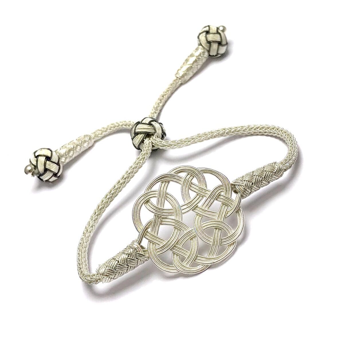 1000 Ayar Kazaziye Gümüş Bileklik (Unisex)