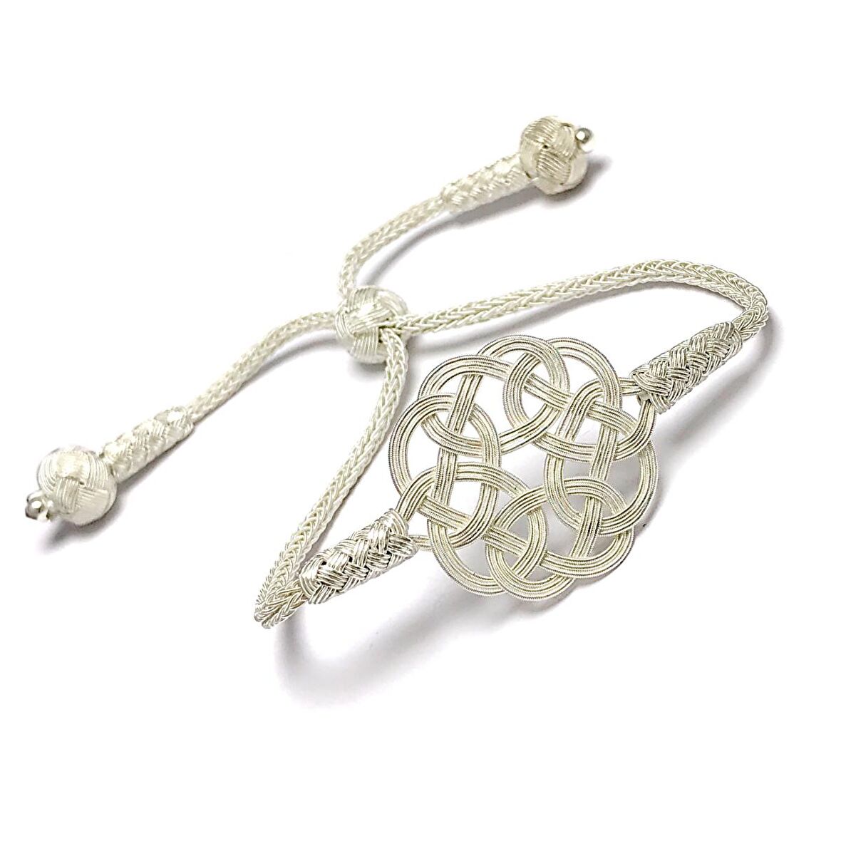 1000 Ayar Kazaziye Gümüş Bileklik (Unisex)