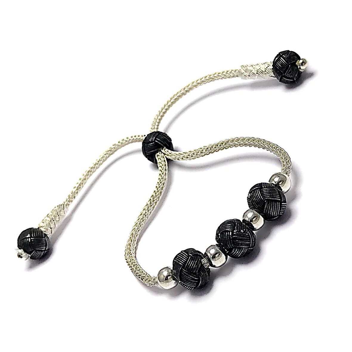 1000 Ayar Kazaziye Gümüş Bileklik (Unisex)