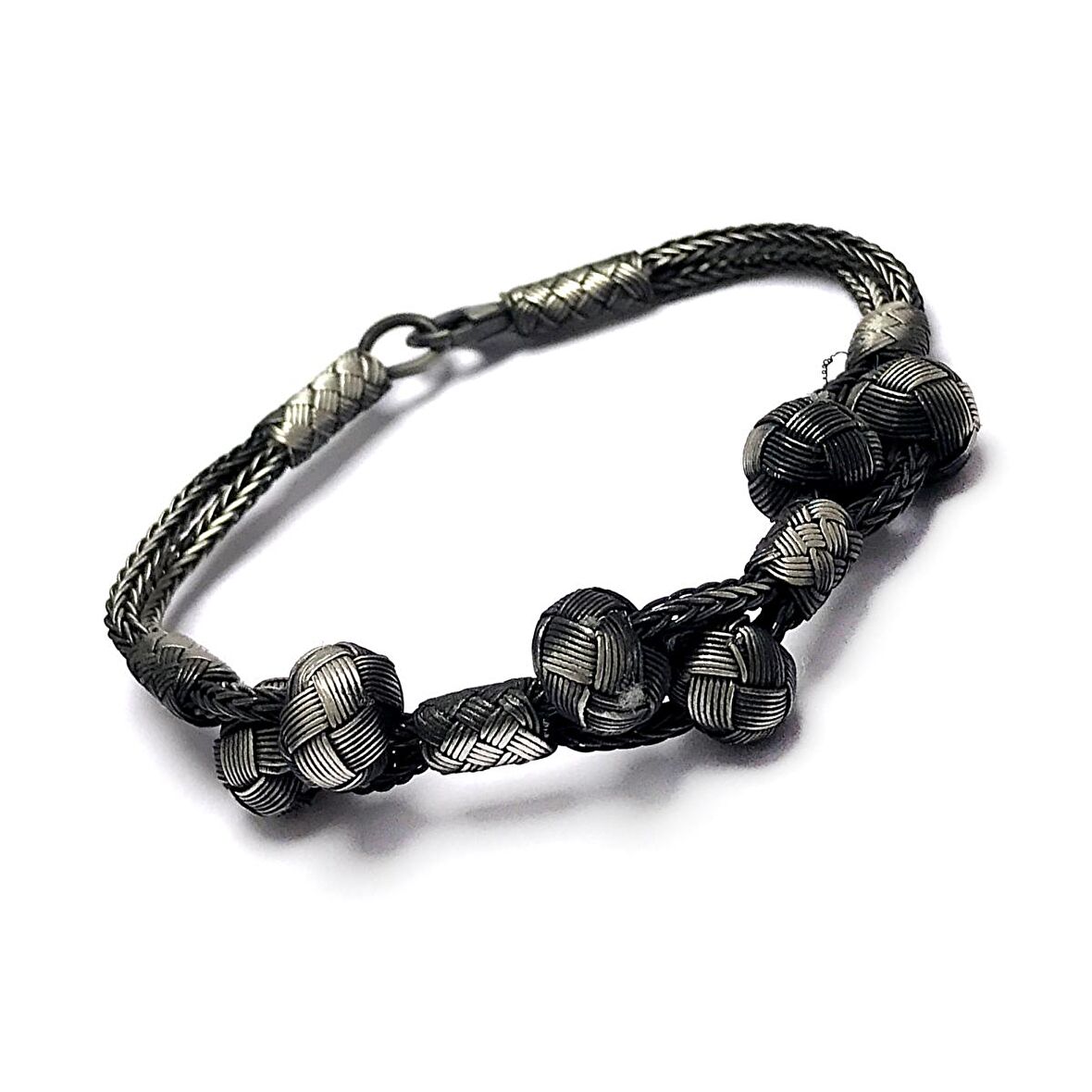 1000 Ayar Kazaziye Gümüş Bileklik (Unisex)