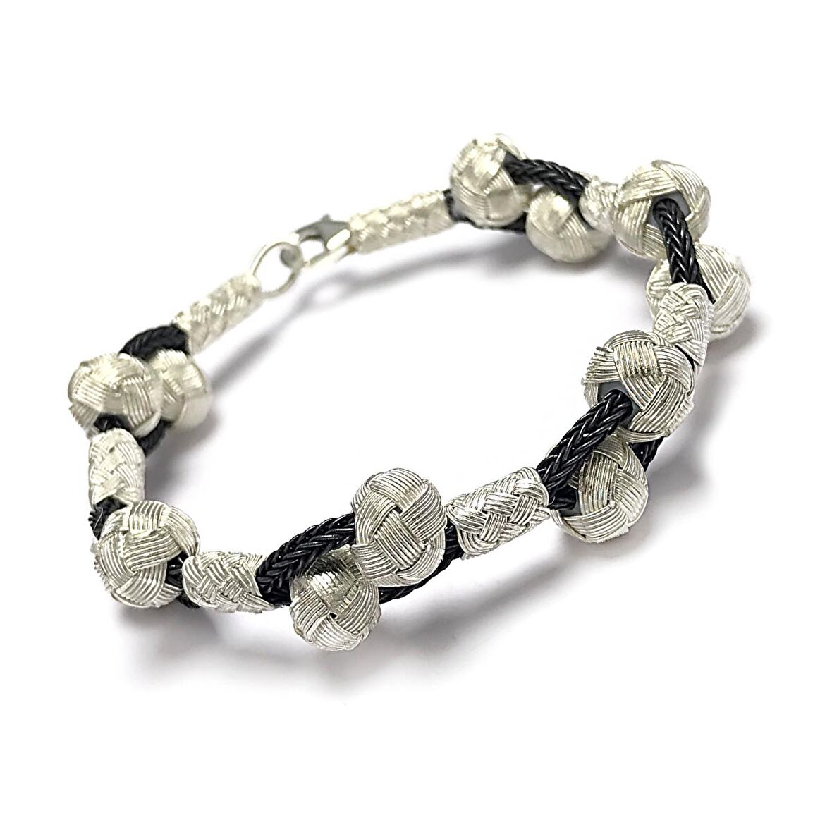 1000 Ayar Kazaziye Gümüş Bileklik (Unisex)