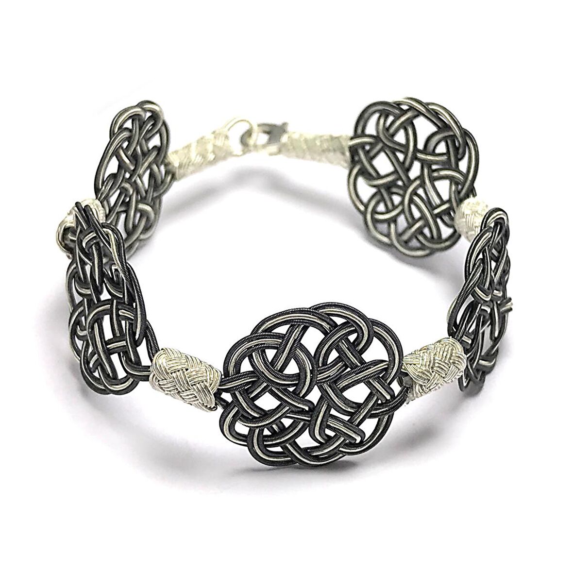 1000 Ayar Kazaziye Gümüş Bileklik (Unisex)