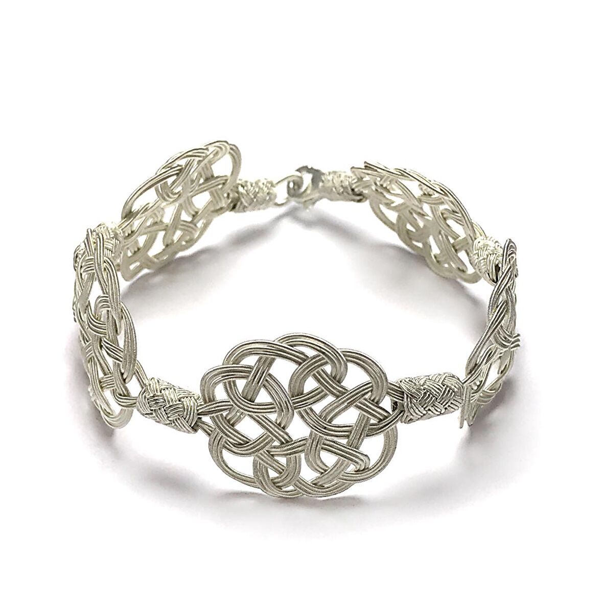 1000 Ayar Kazaziye Gümüş Bileklik (Unisex)