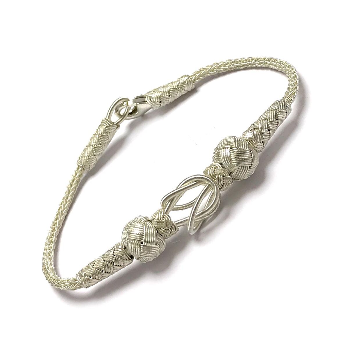 1000 Ayar Kazaziye Gümüş Bileklik (Unisex)