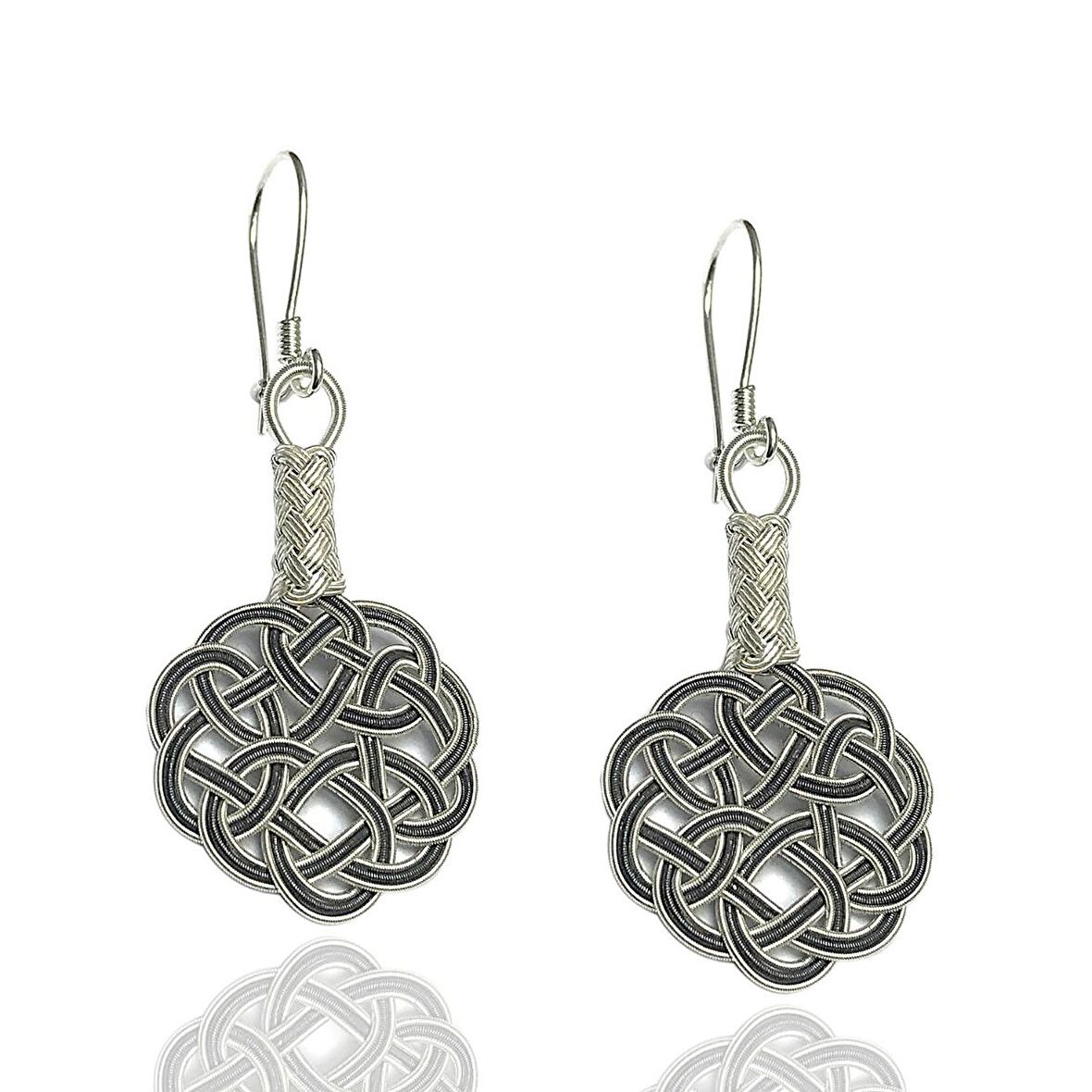 1000 Ayar Kazaziye Kadın Gümüş Küpe