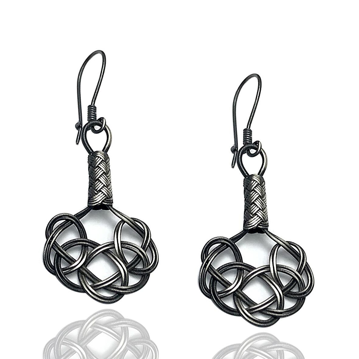 1000 Ayar Kazaziye Kadın Gümüş Küpe