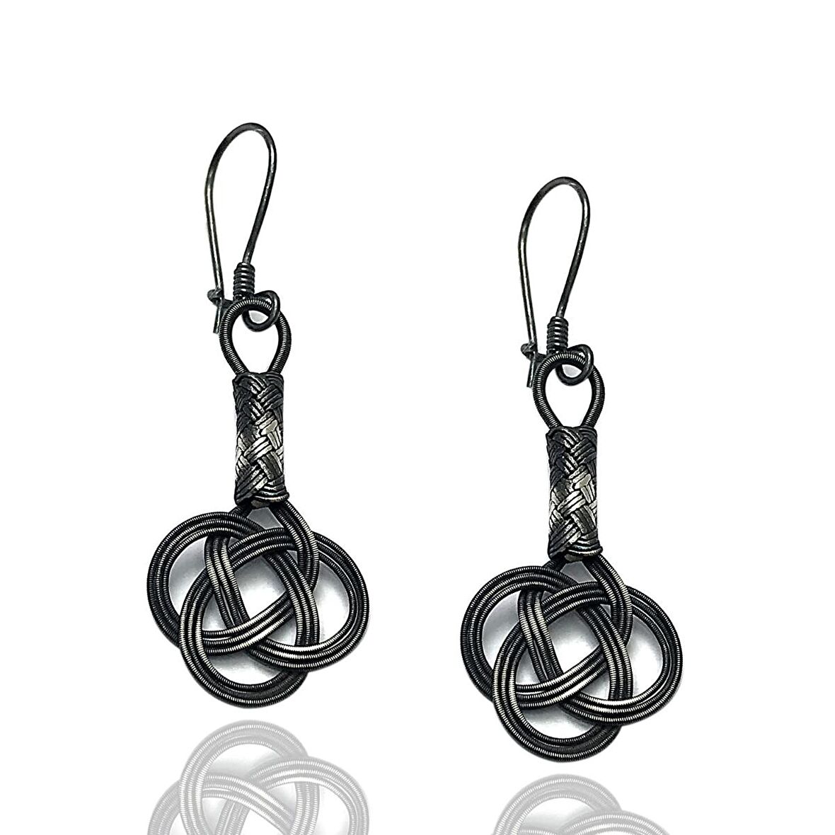 1000 Ayar Kazaziye Kadın Gümüş Küpe