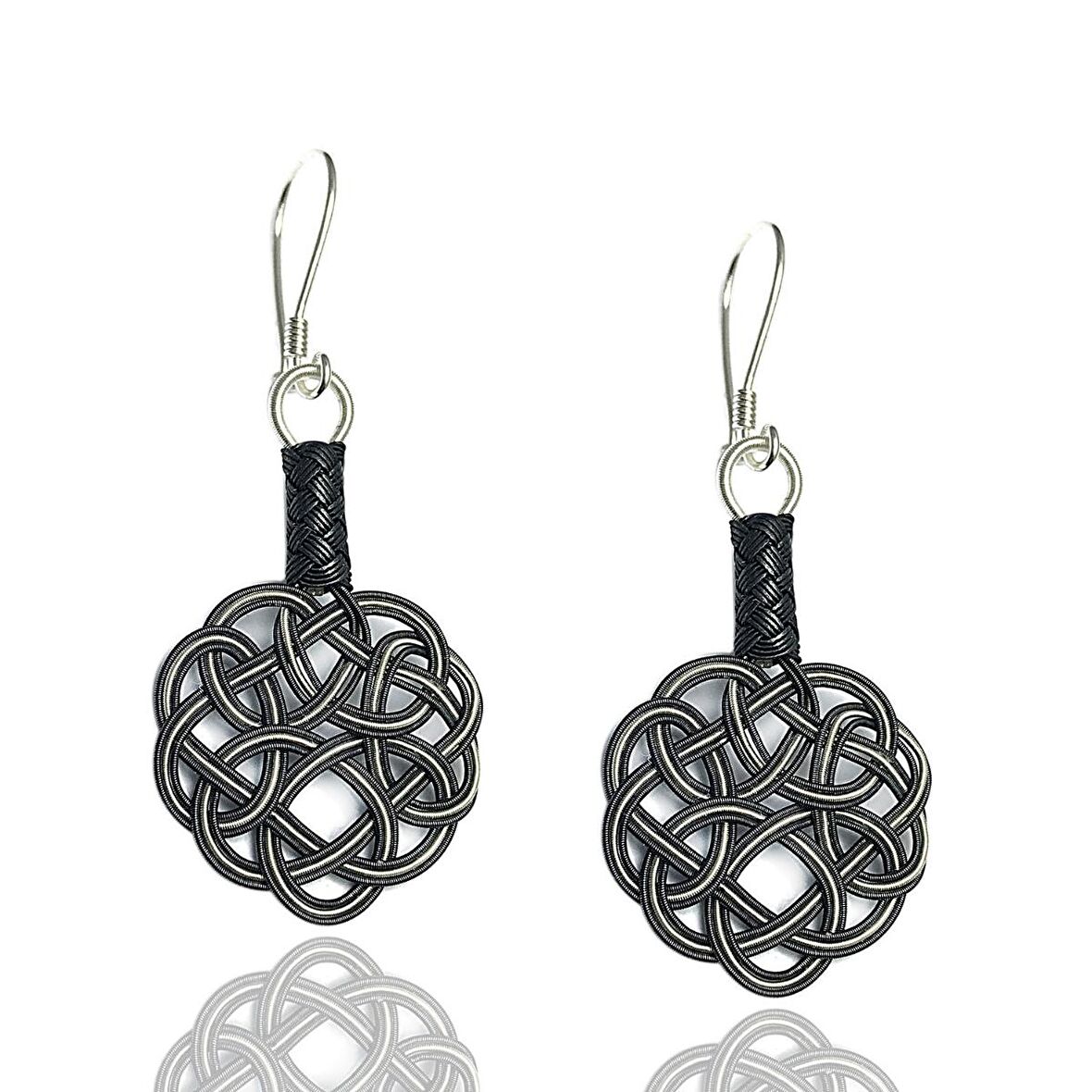 1000 Ayar Kazaziye Kadın Gümüş Küpe