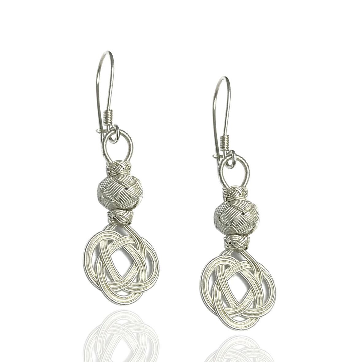 1000 Ayar Kazaziye Kadın Gümüş Küpe