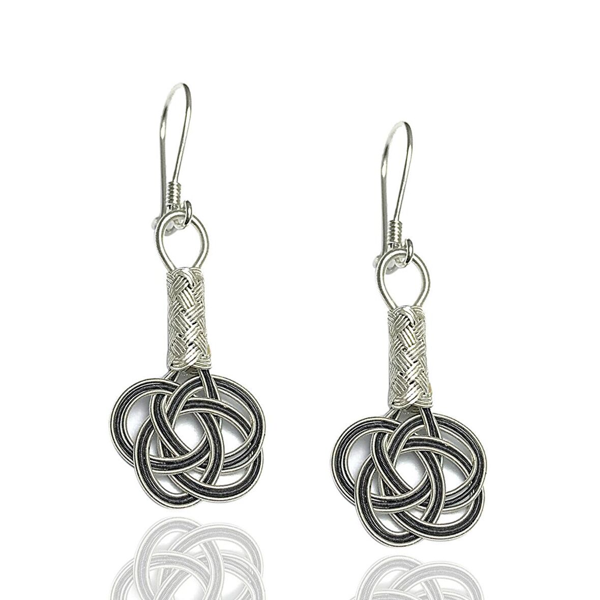 1000 Ayar Kazaziye Kadın Gümüş Küpe