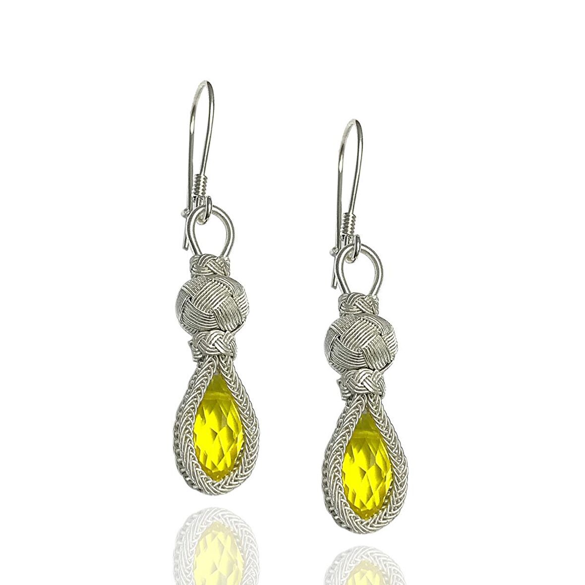 1000 Ayar Kazaziye Kadın Gümüş Küpe