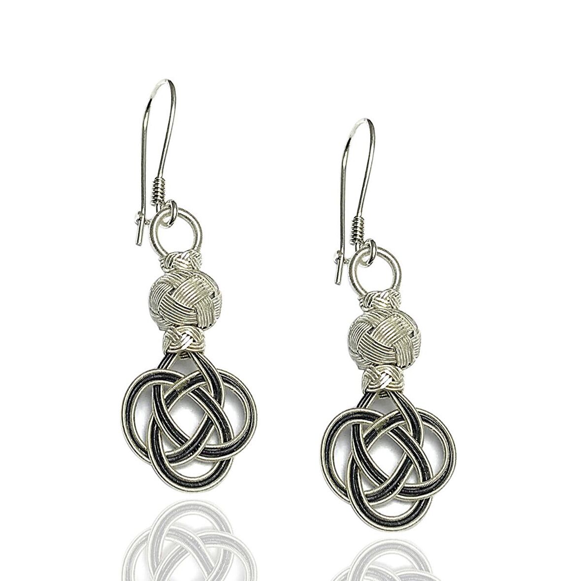 1000 Ayar Kazaziye Kadın Gümüş Küpe