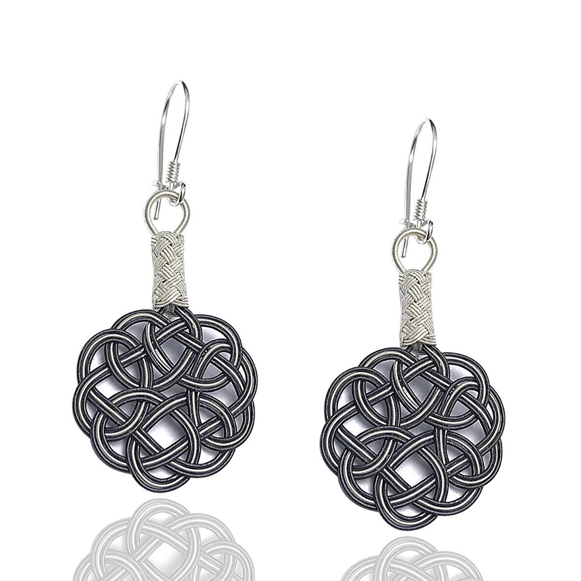 1000 Ayar Kazaziye Kadın Gümüş Küpe