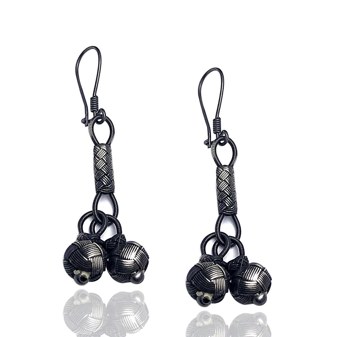 1000 Ayar Kazaziye Kadın Gümüş Küpe