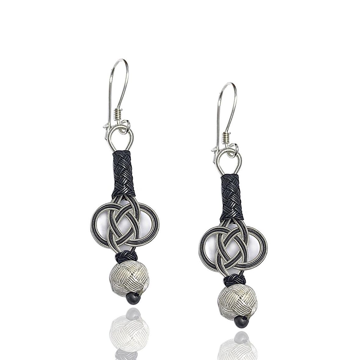 1000 Ayar Kazaziye Kadın Gümüş Küpe