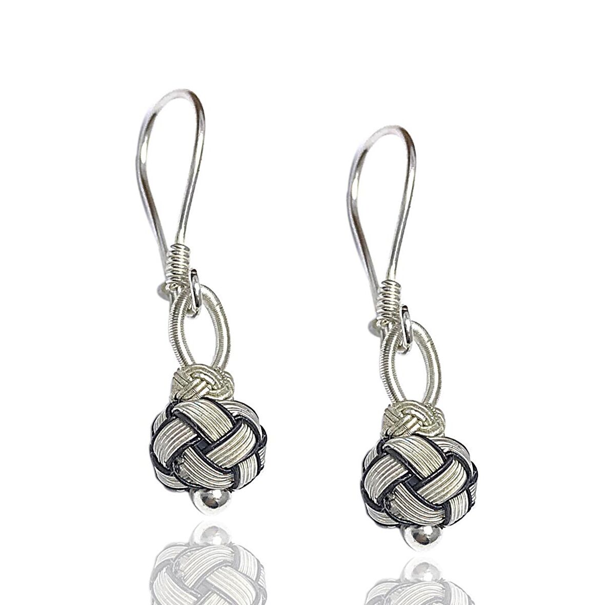 1000 Ayar Kazaziye Kadın Gümüş Küpe