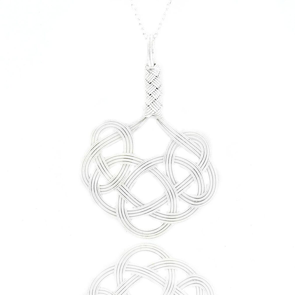 1000 Ayar Kazaziye Kadın Gümüş Kolye